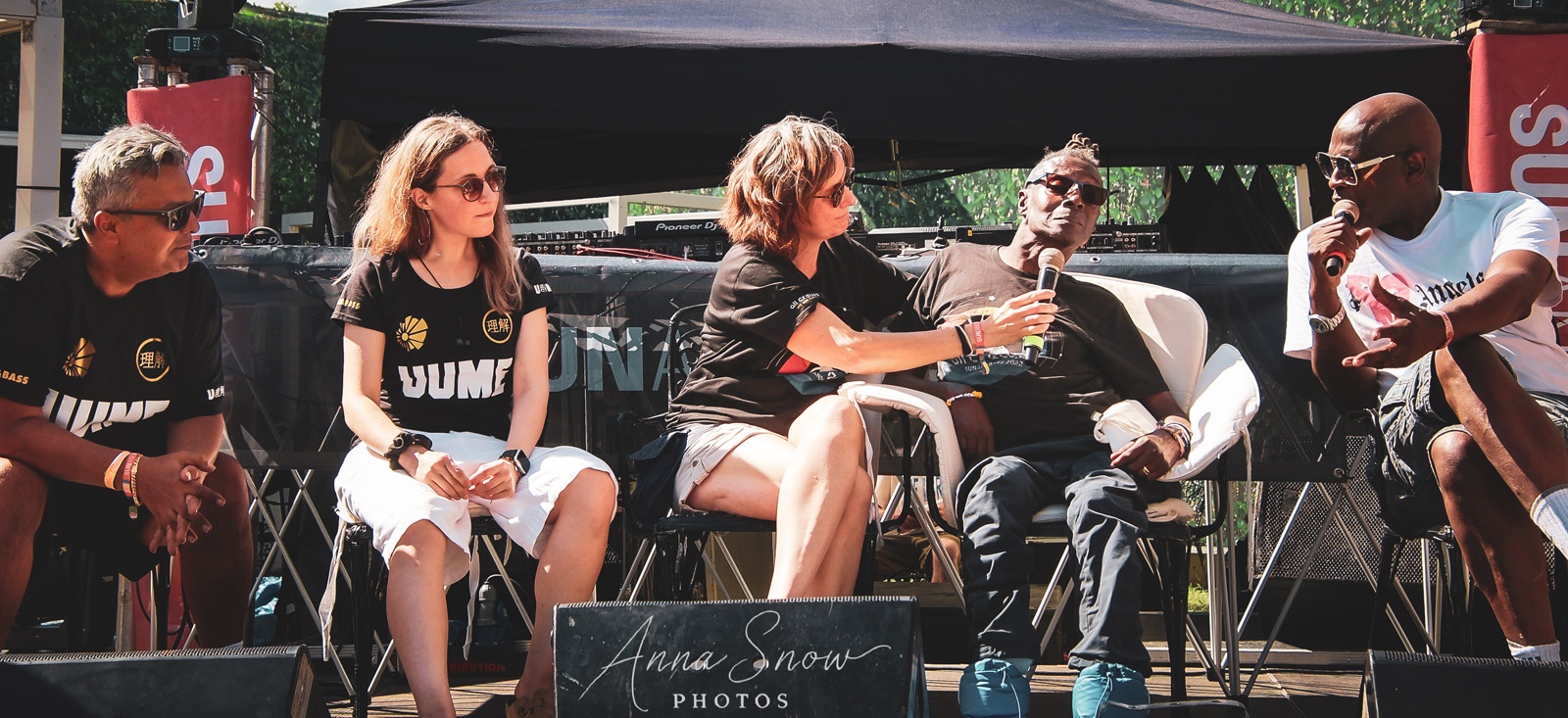 Interview panel at SUNANDBASS